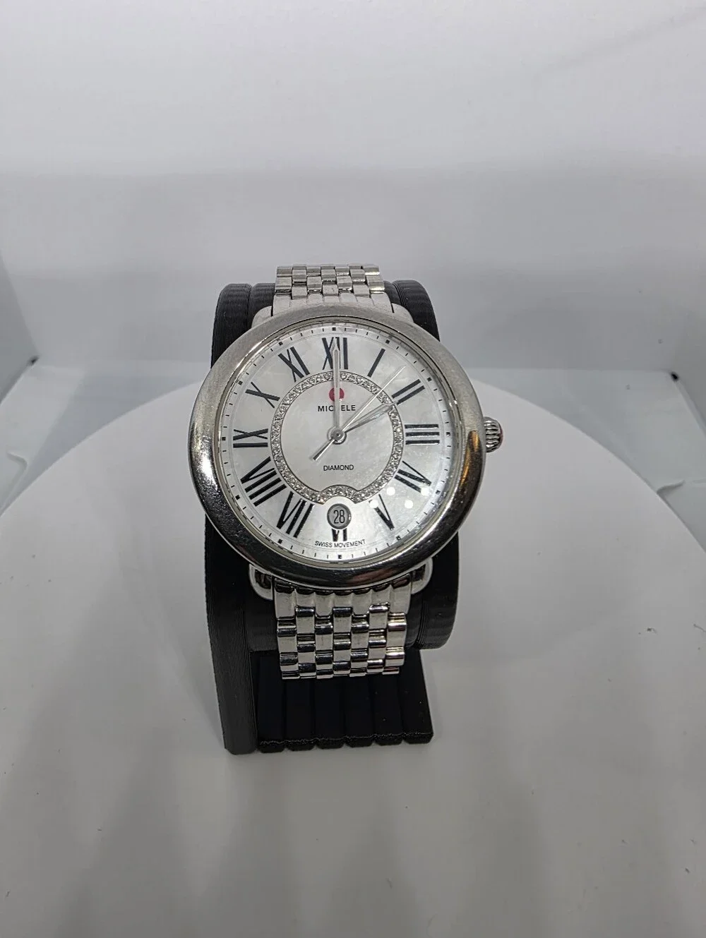 Michele Serein Diamond Collection, 29mm Watch with 46 Diamonds.